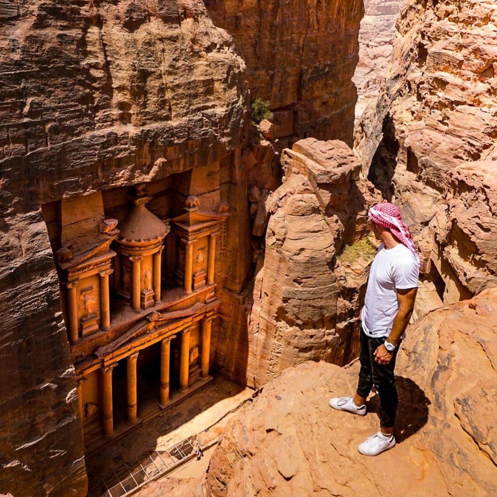 In Petra (©  Leonard Lehne / YOLO Reisen)